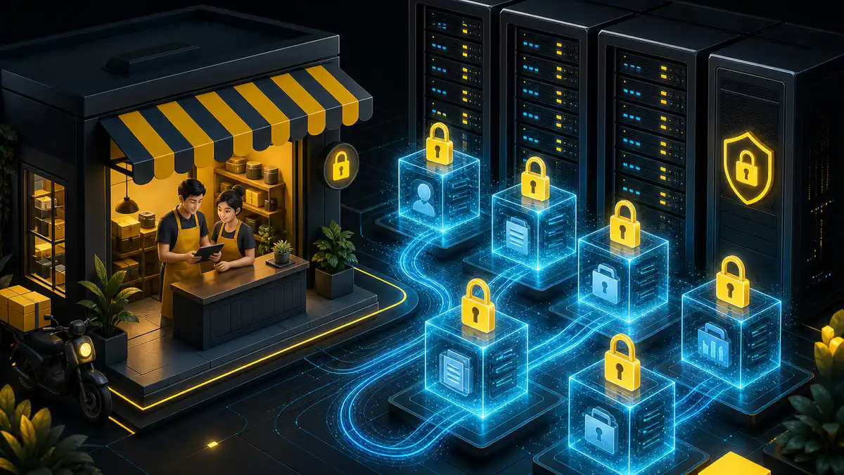 Enkripsi Data Pelanggan di Hosting UMKM