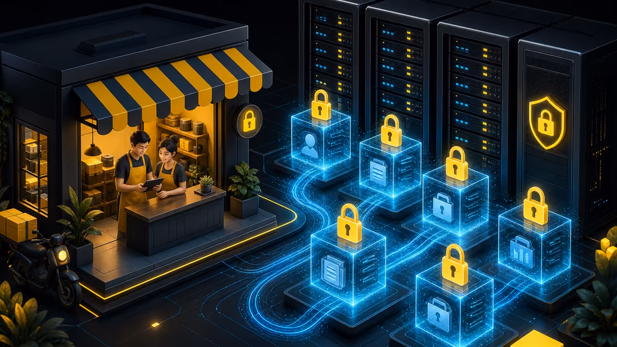 Enkripsi Data Pelanggan di Hosting UMKM