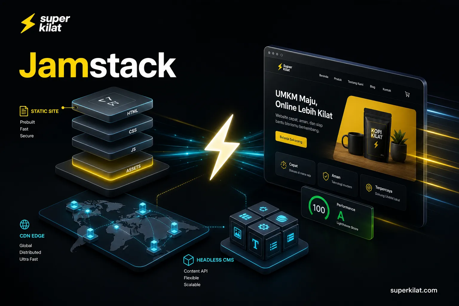 Jamstack Website UMKM: Cepat, Aman, dan Hemat Hosting