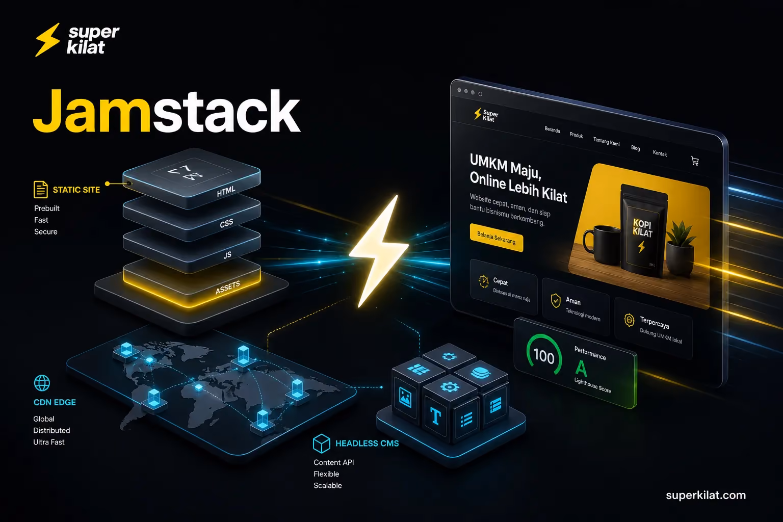 Jamstack Website UMKM: Cepat, Aman, dan Hemat Hosting