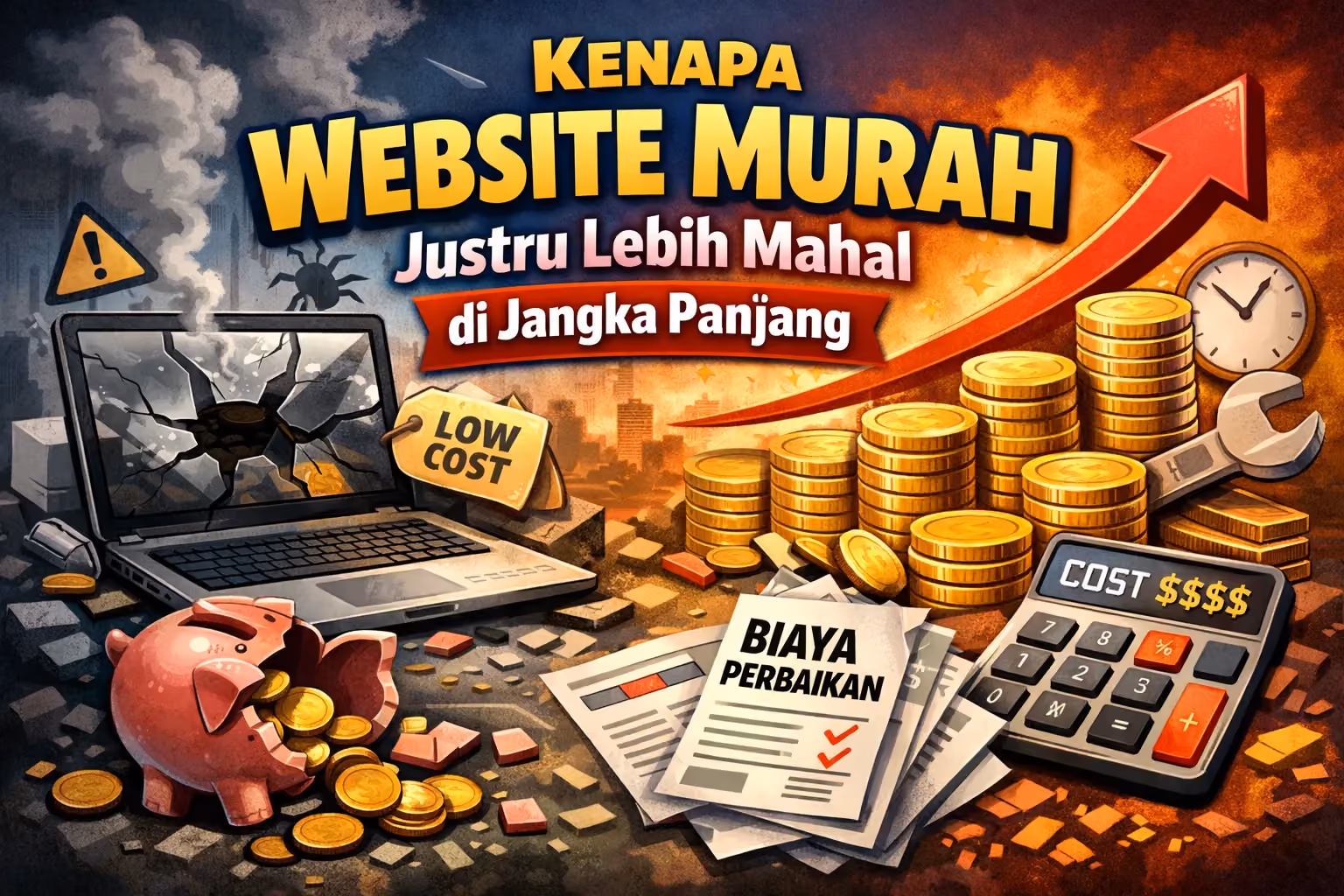 Kenapa Website Murah Justru Lebih Mahal di Jangka Panjang