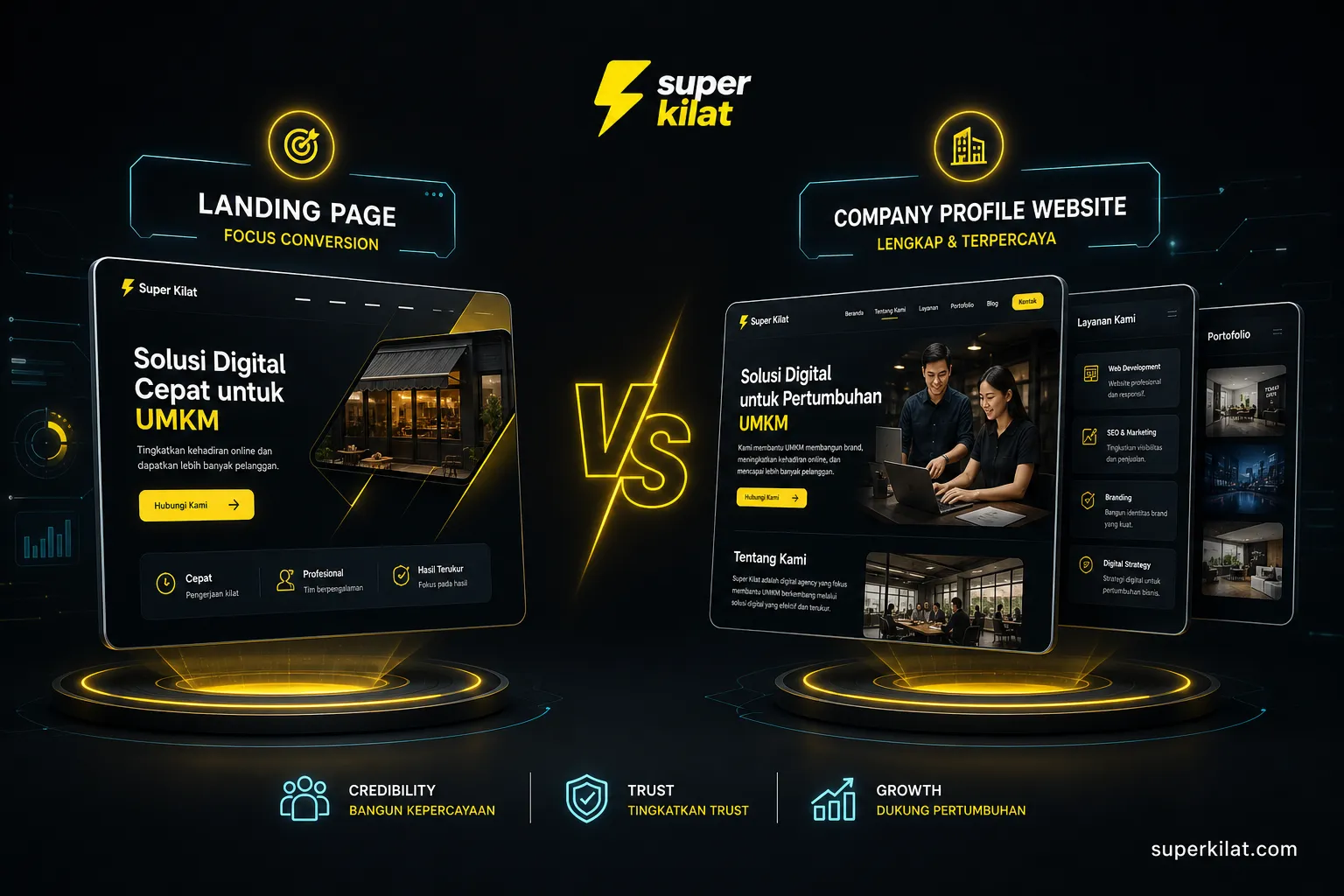 Landing Page vs Company Profile: Mana yang Dibutuhkan?
