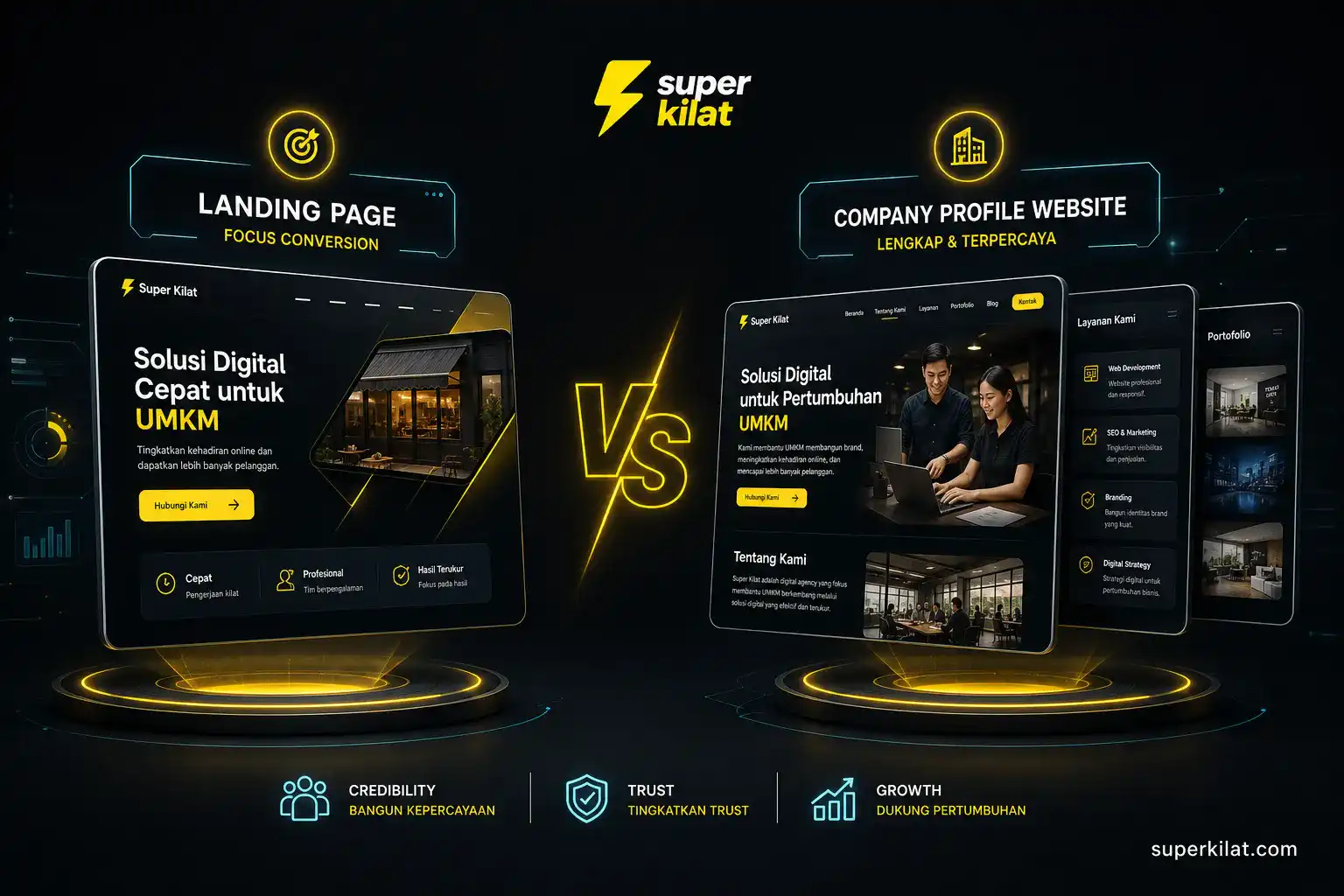 Landing Page vs Company Profile: Mana yang Dibutuhkan?