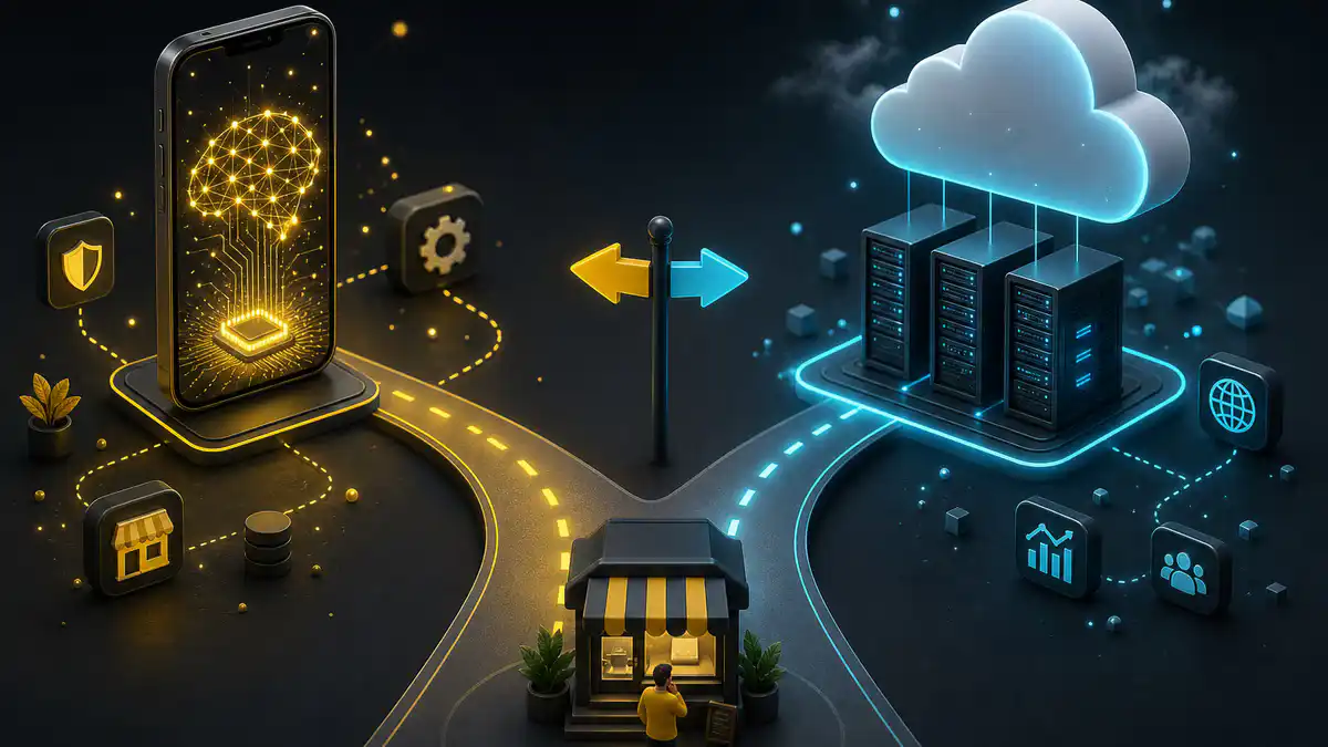 On-Device AI vs Cloud AI untuk UMKM