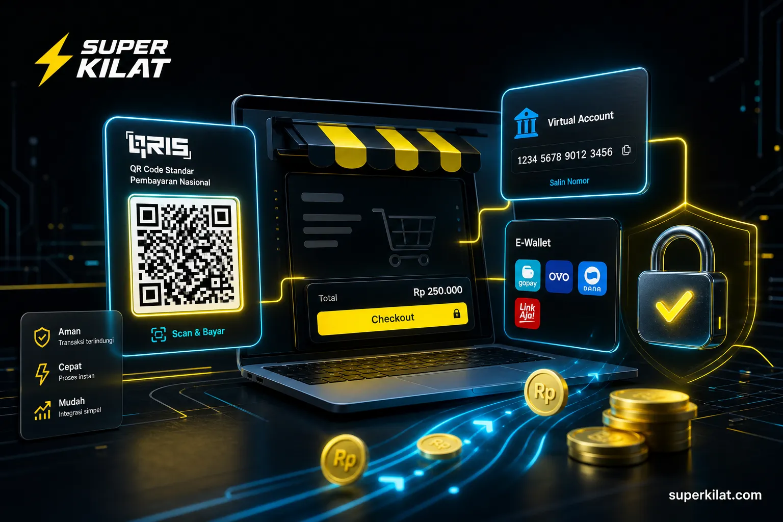 Payment Gateway di Website UMKM: QRIS, VA, E-Wallet