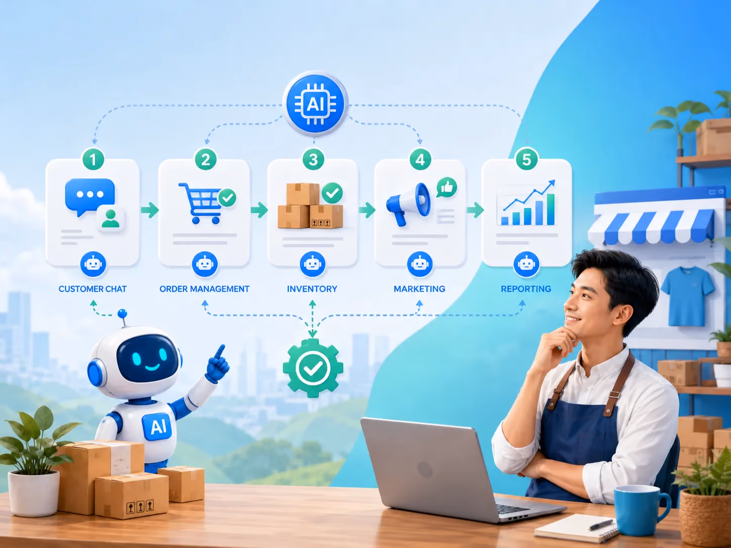 5 Proses Bisnis UMKM yang Wajib Diotomasi dengan AI