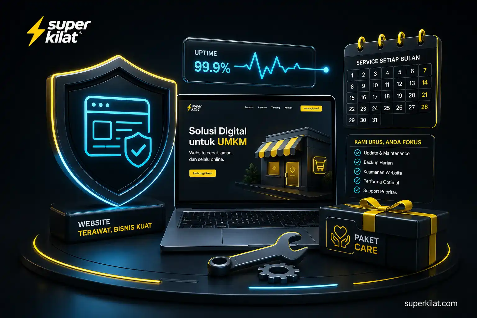 Retainer Website UMKM: Perawatan Bulanan yang Masuk Akal