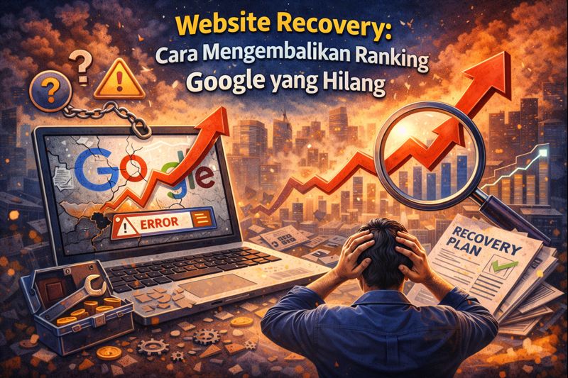 Website Recovery: Cara Mengembalikan Ranking Google yang Hilang