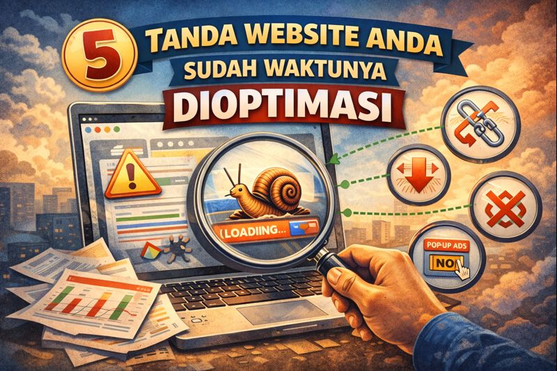 5 Tanda Website Anda Sudah Waktunya Dioptimasi