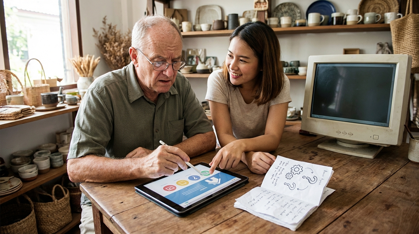 Gaptek Bukan Alasan: Panduan Website untuk UMKM yang Tidak Paham Teknologi